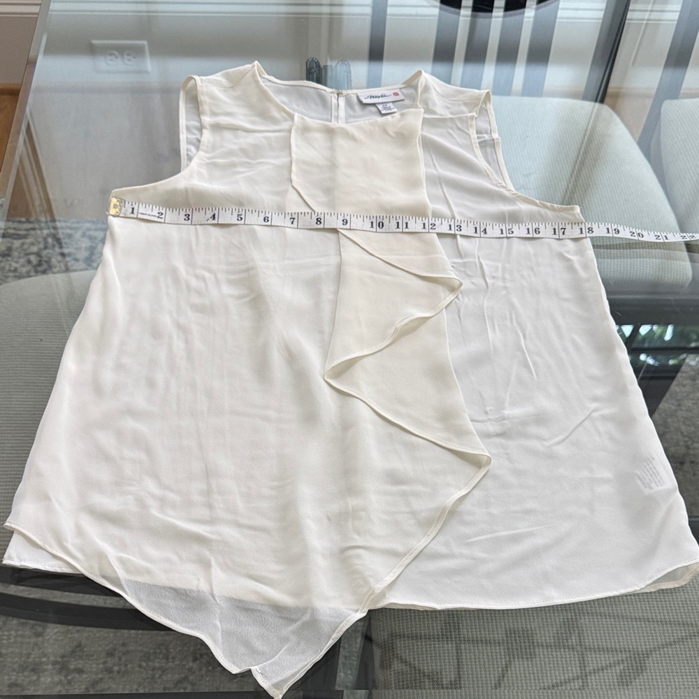 3.1 Phillip Lim Cream Sleeveless Top